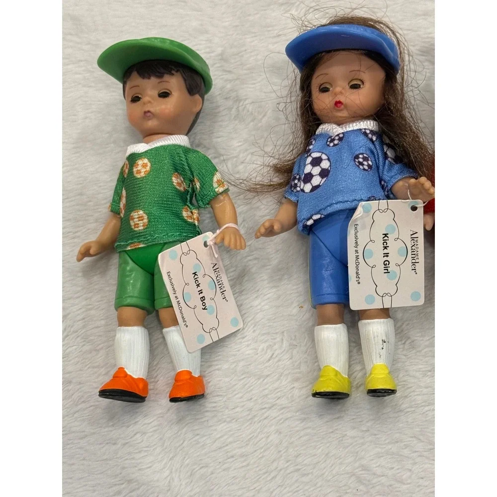 2005 Madame Alexander‎ McDonalds Dolls Kick It Boy Girl Equestrian Girl Set of 3